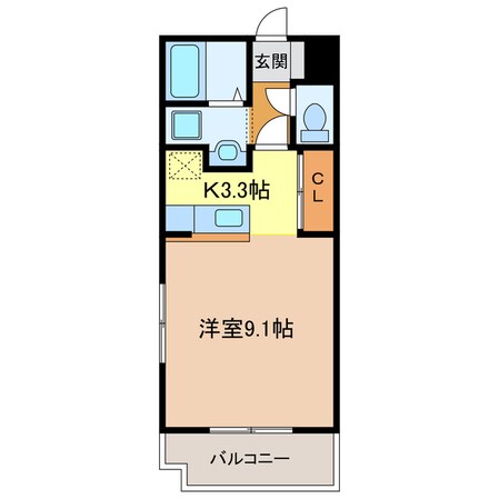 菊川駅 バス7分  菊川警察署東下車：停歩3分 2階の物件間取画像